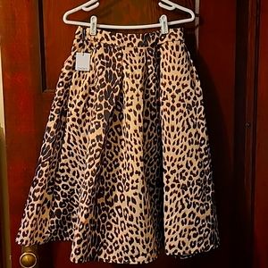 Silk lined full skirt